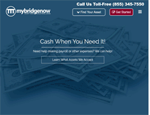 Tablet Screenshot of mybridgenow.com